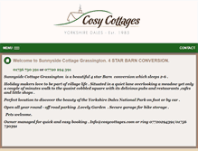 Tablet Screenshot of cosycottages.com